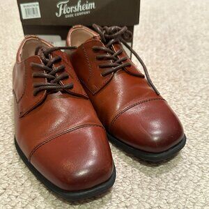 Florsheim REVEAL JR. Boys Cap Toe Oxford - Size 12